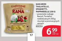 Selgros Makaron tagliatelle, spaghetti, pappardelle oferta