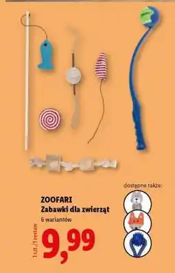 Lidl ZOOFARI Zabawki dla zwierząt oferta