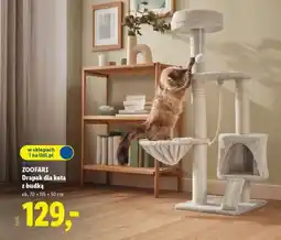 Lidl Zoofari Drapak dla kota z budką oferta