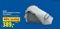Lidl TAMBU Namiot trekkingowy 2-osobowy, szaro-niebieski oferta