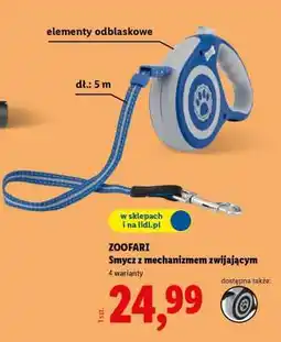 Lidl ZOOFARI Smycz z mechanizmem zwijającym oferta