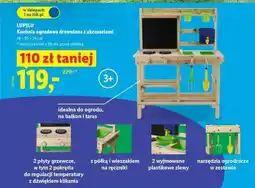 Lidl LUPILU Kuchnia ogrodowa drewniana z akcesoriami oferta