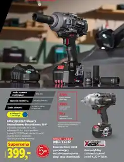 Lidl PARKSIDE PERFORMANCE Akumulatorowy klucz udarowy 20 V oferta