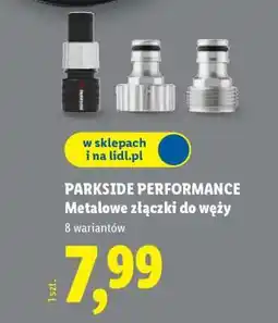 Lidl PARKSIDE PERFORMANCE Metalowe złączki do węży oferta