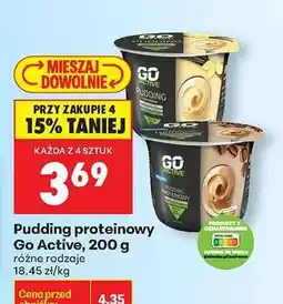 Biedronka Pudding proteinowy Go Active , 200 g oferta