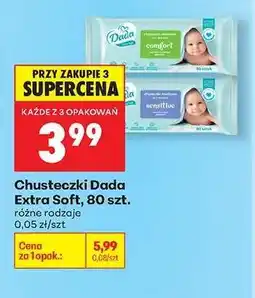 Biedronka Chusteczki Dada Extra Soft 80 szt oferta