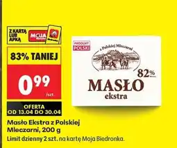 Biedronka Masło Ekstra z polskiej mleczarni, 200 g oferta
