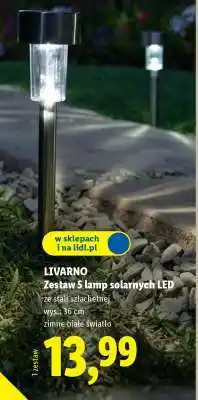 Lidl LIVARNO Zestaw 5 lamp solarnych LED oferta