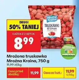 Biedronka Mrożona truskawka Mrożna Kraina, 750 g oferta