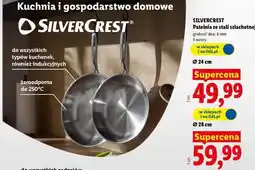 Lidl SILVERCREST Patelnia ze stali szlachetnej 24 cm oferta