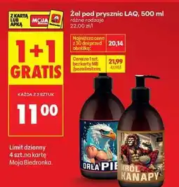 Biedronka Żel pod prysznic LAQ, 500 ml oferta