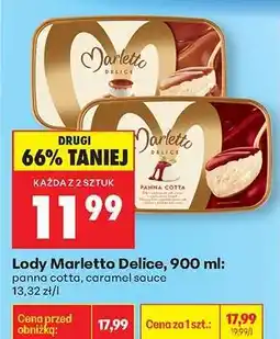 Biedronka Lody Marletto Delice, 900 ml oferta