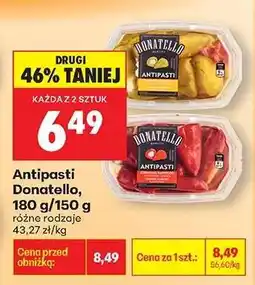 Biedronka Antipasti Donatello 180 g 150 g oferta