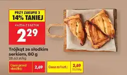 Biedronka Trójkąt ze słodkim serkiem, 80 g oferta