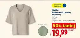 Lidl ESMARA Bluzka damska z bawełny muślinowej oferta
