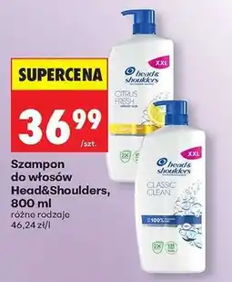 Biedronka Szampon do włosów Head&Shoulders, 800 ml oferta
