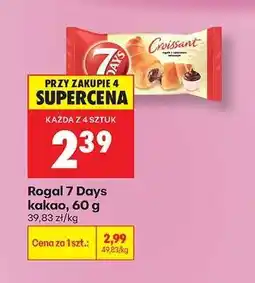 Biedronka Rogal 7 Days kakao 60 g oferta