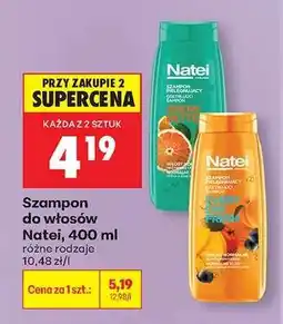 Biedronka Szampon do włosów Natei, 400 ml oferta