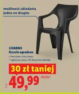 Lidl LIVARNO Krzesło ogrodowe oferta