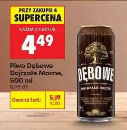 Biedronka Piwo Dębowe Dojrzałe Mocne, 500 ml oferta
