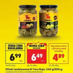Biedronka Oliwki nadziewane El Toro Rojo, 340 g/200 g oferta