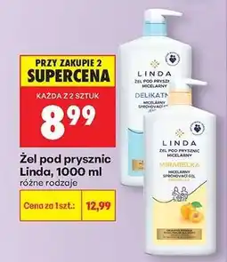 Biedronka Żel pod prysznic Linda, 1000 ml oferta