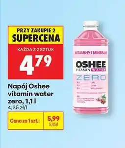 Biedronka Napój Oshee vitamin water zero, 1,1 l oferta