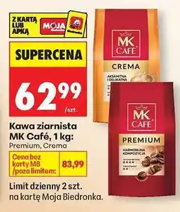 Biedronka Kawa ziarnista MK Café, 1 kg oferta