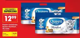Biedronka Papier toaletowy Queon Komfort, 10 rolek oferta