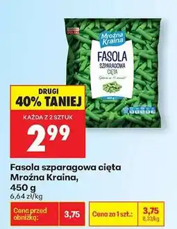 Biedronka Fasola szparagowa cięta Mrożna Kraina 450 g oferta