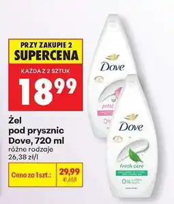 Biedronka Żel pod prysznic Dove, 720 ml oferta