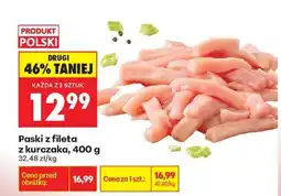 Biedronka Paski z fileta z kurczaka 400 g oferta