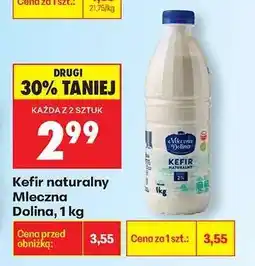 Biedronka Kefir naturalny Mleczna Dolina, 1 kg oferta