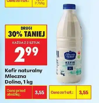 Biedronka Kefir naturalny Mleczna Dolina, 1 kg oferta