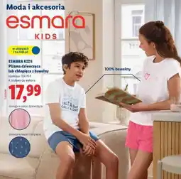 Lidl ESMARA KIDS Piżama dziewczęca lub chłopięca z bawełny oferta