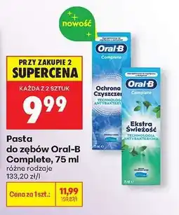 Biedronka Pasta do zębów Oral-B Complete, 75 ml oferta