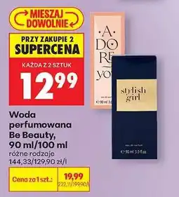 Biedronka Woda perfumowana Be Beauty, 90 ml/100 ml oferta