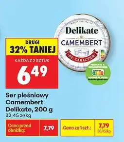 Biedronka Ser pleśniowy Camembert Delikate, 200 g oferta