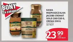 Selgros Kawa rozpuszczalna jacobs cronat gold / crema oferta