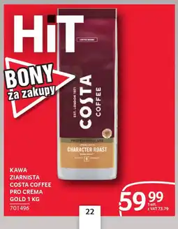Selgros Kawa ziarnista costa coffee oferta