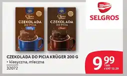 Selgros Czekolada do picia krüger oferta