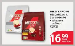 Selgros Miksy kawowe nescafe 2 w 1, 3 w 1 oferta