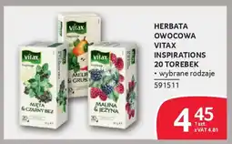 Selgros Herbata owocowa vitax inspirations oferta