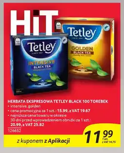 Selgros Herbata ekspresowa tetley black oferta