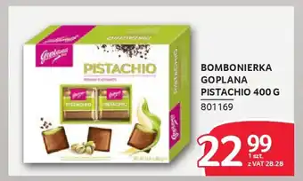 Selgros Bombonierka goplana pistachio oferta