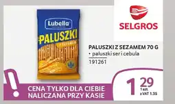 Selgros Paluszki z sezamem oferta