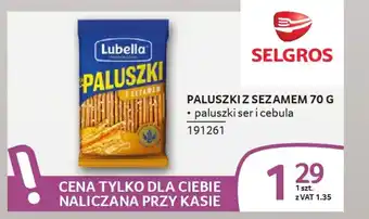 Selgros Paluszki z sezamem oferta
