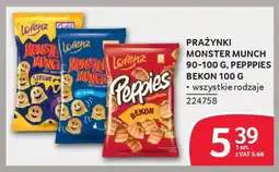 Selgros Prażynki monster munch, pepppies, bekon oferta