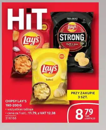 Selgros Chipsy lay's oferta