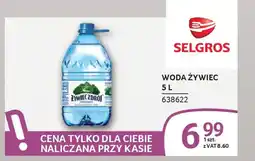 Selgros Woda żywiec oferta
